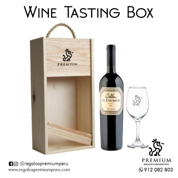 wine tasting box cata de vino regalos premium corporativos peru delivery empresas