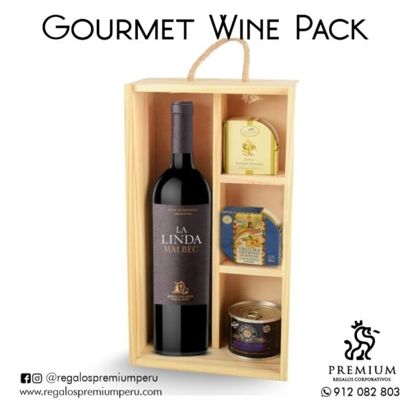 gourmet wine pack gift box quesos fiambres regalos premium corporativos peru delivery empresas