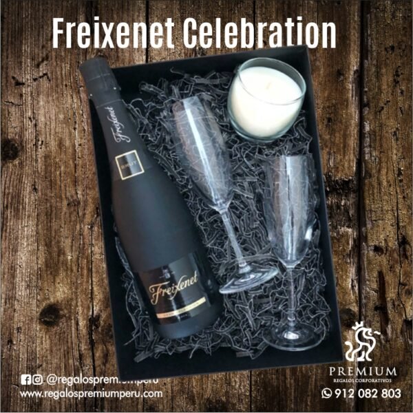 regalos premium peru corporativos giftbox box freixenet celebration grabado laser lima empresas personalizado